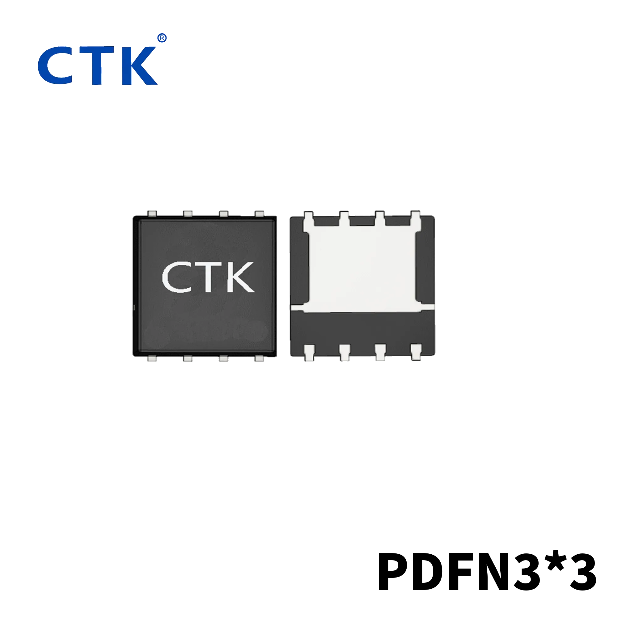 PDFN3 * 3 Mwayen Voltage MOSFETs plastik pake