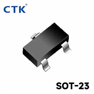 SOT-23 tranzistò plastik-ankapsule