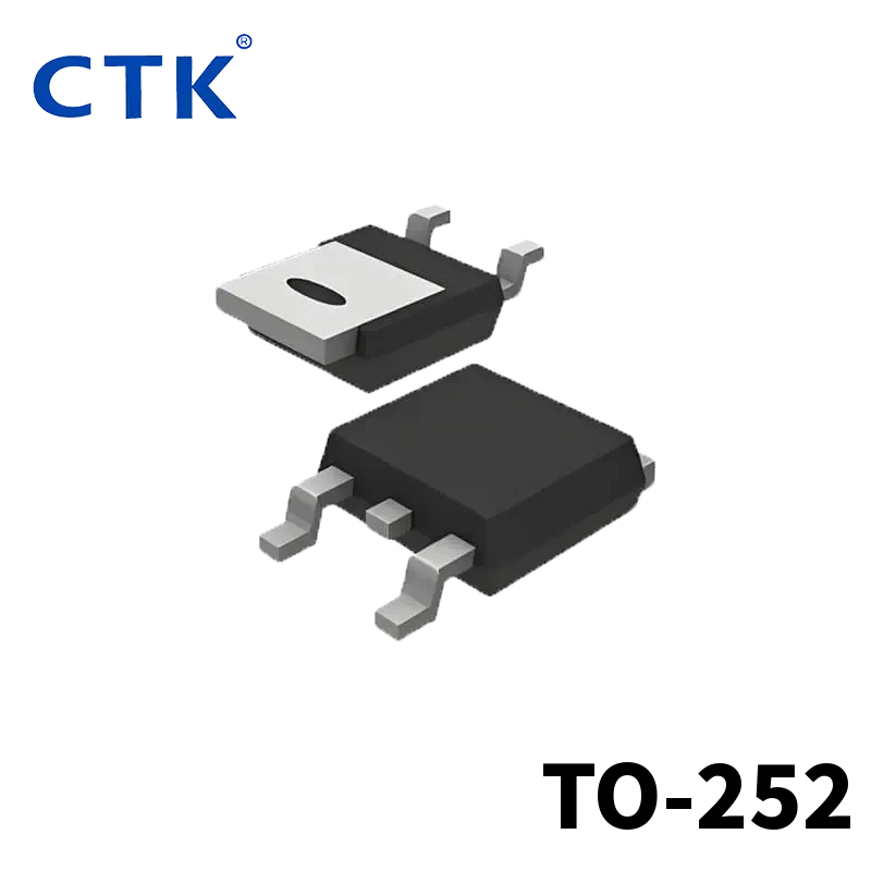 TO-252 Mwayen Voltage MOSFETs plastik pake